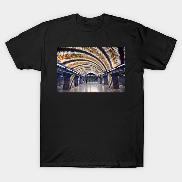 Szent Gellert Ter Metro Station - Budapest T-Shirt by Cretense72